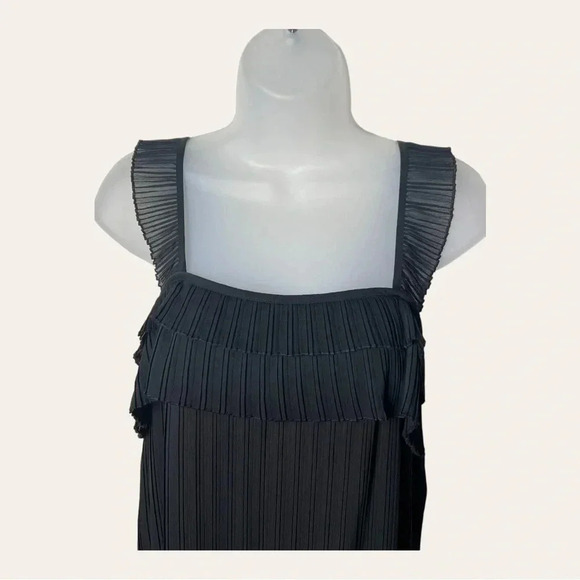 0485W. JUICY COUTURE MINI DRESS ACCORDION BLACK AND PINK IN COLOR‎ SIZE 0 - Picture 6 of 13